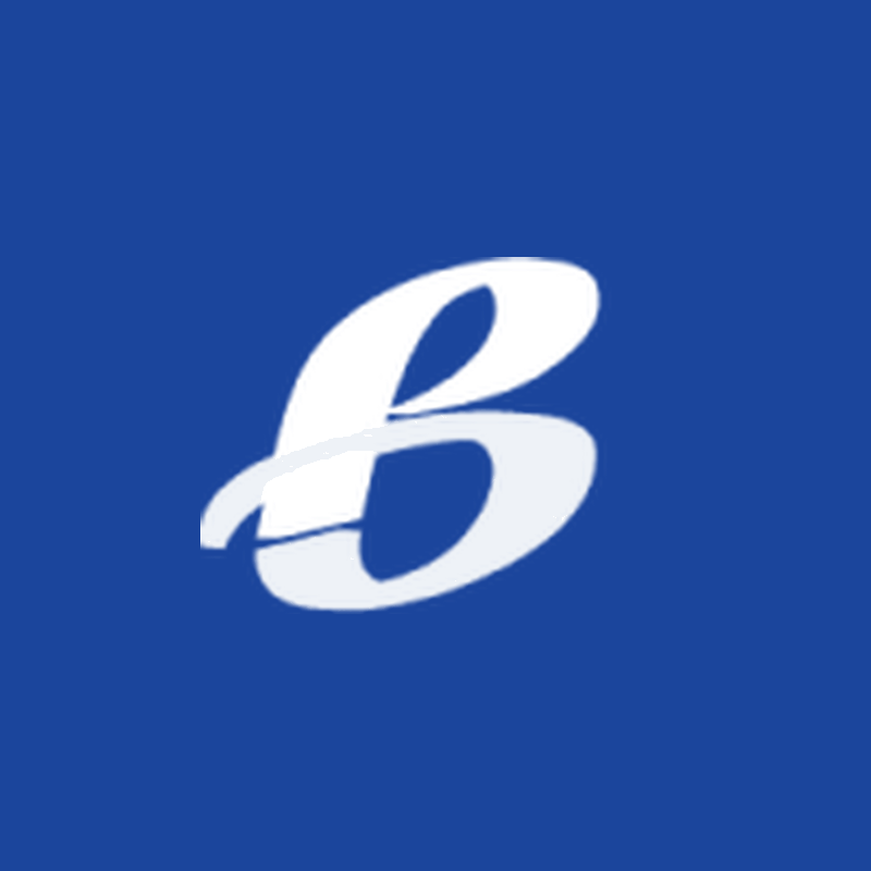 Square logo blue favicon at tab size